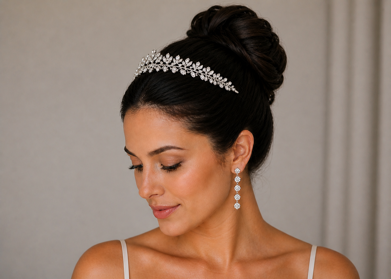 Penteado natural para noiva em Copacabana RJ com acabamento profissional e visual elegante